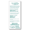 Econo Card with No Perforations (3 1/2"x8 1/2")